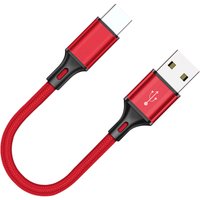 25cm Portable Ultra Short USB Fast Charging Cable For Power Bank MP3 MP4 CameraiPhoneXiaomiOneplus Phone Type C MicroCord