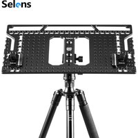 Selens Universal Aluminum Alloy Laptop Stand Tray with 1/4" Screw Hole,Support Feet & Elevation Pad,17.72x11.22in For All Model