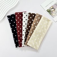 Women yoga elastic headband with polka dots, autumn fashion makeup headband, hair accessories, fitness headbands