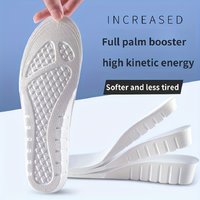 1 Pair New Height Increase Insoles For Women Men Breathable Orthopedic EVA Material Soft Light Insoles Shock Absorption Pads