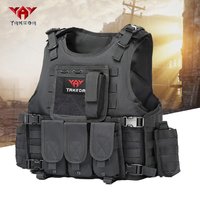 YAKEDA quick detachable outdoor adventure equipment vest, quick detachable lightweight multi-functional outdoor vest