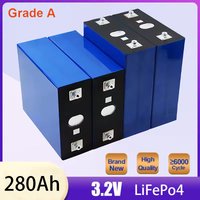 Grade A LF280K LiFePo4 280Ah CATL EVE 3.2v EU Batterie Au Lithium Cellule Prismatique Li Ion Rechargeable Lifepo4 3 2v Batterie