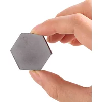 Tactical Armor Insert Tile Silicon Carbide Ceramic Hexagon Plate 35mm Bulletproof SI C Hard Protection Body Gear Panel Souvenirs