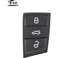 Dandkey 3 Buttons Rubber Remote Car Key Pad For Volkswagen VW Golf 7 4 5 Mk4 6 For Skoda Octavia For Seat Leon Ibiza Altea