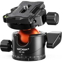 K&F CONCEPT Professional Tripod Ball Head 360° Rotation Panoramic 1/4" to 3/8" Srew Adapters BallHead for Tripod Monopod Camera