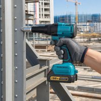 Elektrische bürstenlose Nietpistole, Nietmutternpistole, Bohrer-Einsatz-Handwerkzeug für Makita 18V Akku, ohne Akku