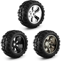 4pcs 1/8 Buggy Tires 156mm Wheel 17mm Hex for Losi LMT Arrma Kraton Traxxas Maxx E-Revo Kyosho USA-1 Monster Truck Upgrade Parts