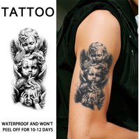 Wise Angels Herbal Temporary Tattoo Stickers, Long-lasting Waterproof for One to Two Weeks, Suitable For Arm, Leg, Man and Women