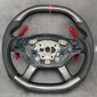 For Mercedes-Benz W221 W216 CL500 600 S500 S Class Carbon Fiber Wood Leathter Steering Wheel
