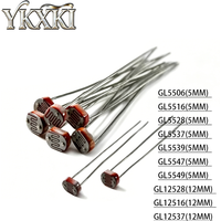 5-50pcs photoresistor GL5506 GL5516 GL5528 GL5537 GL5539 GL5547 GL5549 GL12528 GL12516 GL12537 photoelectric detection element