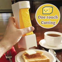 Portable Butter Cutter Cheese Slicer Squeeze Dispenser Automatic FreshCheese Cheese Slicer Kitchen Tool Handheld Butter Slicer