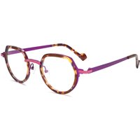 VZONE Luxury Acetate Metal Frames for Prescription Glasses Unisex Geometric Square Horn Rimmed Look Anti Eye Strain Computer Use