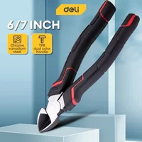6" 7" Diagonal Cutting Pliers High-Carbon Steel Nipper TPR Handle Plier Multifunctional Electrician Portable Repair Hand Tools