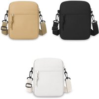 New Oxford Cloth Crossbody Bags Black White Khaki Minimalists Shoulder Bag Long Shoulder Strap Travel Storage Men Women