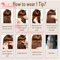 30-50cm Straight I Tip Hair Extensions Natural Real Human Fusion Hair Extensions 50pcs/ pack Keratin Capsule Brown Blonde Color
