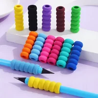 Soft Foam Sponge Pen Sleeve Anti-Slip Pencil Grips Accessory for Relieving Fingers Fatigue Compatible with Most Pens