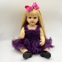 NPK 55CM full body Betty soft silicone vinyl Reborn Toddler Girl Pretty Princess lifelike Baby Doll Christmas Gift for Grils