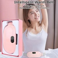 Abdominal Uterine Warm Massage Belt Rechargeable Uterus Hot Compress Vibration Massage Belt Electric Waist Warming Massage Belt