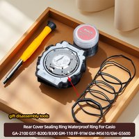 DW5600 GA-100/120 Dust Ring Gasket For Casio G-SHOCK GA-2100 GST-B200/B300 GM-110 FF-91W Rear Cover Sealing Ring Waterproof Ring