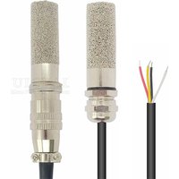 SHT40 SHTC3 SHT20 SHT30 Temperature Humidity Sensor I2C Output Probe Cable Metal Head Digital Capacitance Sensors 1M Length