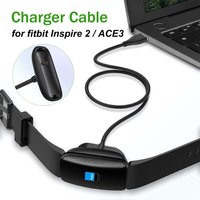 Für Fitbit Inspire 2/Ace3 Ladekabel, Smartwatch Ladestation Ladestation Halterung Ladeclip Premium Halterung Kabel