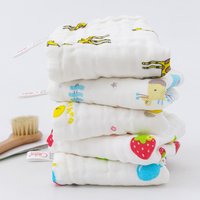 1/5 stücke Baumwoll blase Gaze Handtuch, 9.84*19,69 in/25*50cm,Baby Fütterung Lätzchen, kleines quadratisches Handtuch, Neugeborenen Baby zubehör