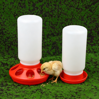 Poultry Pigeon Thickened Feeder and Drinker Water Food Dispenser Automatic Chicken Birds Chick Waterer Feeding Bucket Container