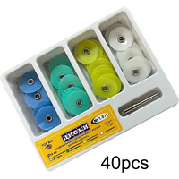 40/80 Pcs Dental Polishing Discs Holding Rod Mandrel Soflex Flexi Disc RA Shank Teeth Whitening Material Dentistry Tools