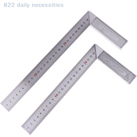 Stainless Steel Square Right Ruler Angle 90 Turning Ruler Woodworking Measuring Tool Gauge Angle Square Ruler 250/300mm