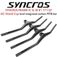 AliExpress NONE Syncros FRASER IC SL Matte Carbon MTB Handlebar/Stem Combo -8°/-17°/-25°,60/70/80/90*740mm,Integrated Lightweight for XC/Trail