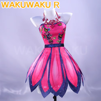 Women Cosplay Costume Anime Cosplay【XS-3XL】WakuWaku-R Butterfly Fairy Women Cute Pink Dress Princess Christmas Plus Size