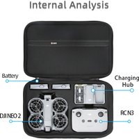 Shoulder Storage Bag For DJI NEO 2 RC N3 Controller Protection Case Portable Box for DJI NEO 2 RC N3 Remote Control Drone Bags