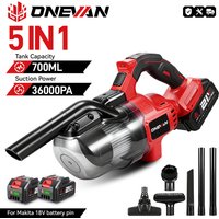 ONEVAN 16KPA Electric Vacuum Cleaner 6in1 Cordless Handheld Home Vacuum Floor Pet Hair Cleaning Tool For Makita 18V Battery Pin image 4