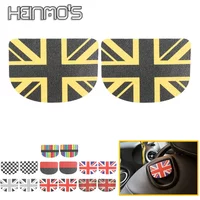 Leather Car Seat Back Handle Cover Stickers Decorative F Series R55 Decal Sticker Accessories For Mini Cooper F56 F57 R55 R56