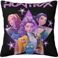 Kpop Demon Hunters Huntrix Pillow Covers Printed Cushion Cover Decorations 2025 Movie Derpy Tiger Throw Pillow Case Cover Home