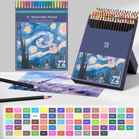 24/36/48/72 Pro oily/Watercolor colored pencil set,soft lead,multiple colors,vibrant colors,smooth writing,for adults coloring