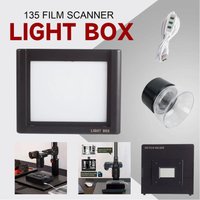 Film Scanner Light Box Film Holder for 135 120 4X5 Slide Negative Viewer+gift