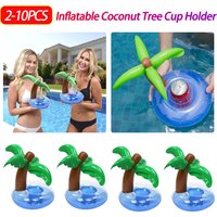 Floating Inflatable Coconut Tree Cup Holder Beverage Coasters Beach Party Supplies Beverage Boats Baby Pool Drink Holder