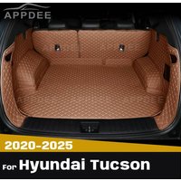 For Hyundai Tucson 2021 2022 2023 2024 2025 Auto Full Coverage Trunk Mat Car Boot Cover Pad Cargo Liner Interior Accessories