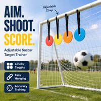 Adjustable Hanging Soccer Shooting Target Board Multifunctional Football Training Tool for Teenagers Youth Practice