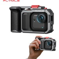Flymile Handle Grip Kit Metal Cage for Insta360 GO UItra Street Photography Grip Expansion Adapter Vlgo Video Accessories image 4