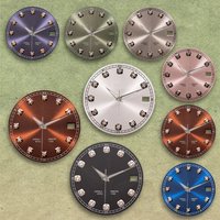 NG S Logo 28.5mm Diamond Sunray Dial NH35/NH36 Movements brown Watches for men Watch Modification Accessories Repair tools