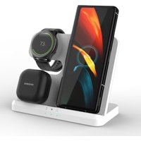 3 in 1 Fast Wireless Charger Stand For Samsung S26 S25 Fold 6/5/4/3 Galaxy Watch 6 4 Pro Active 3/2 Buds Charging Dock Station