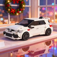 338pcs MOC Golf GTI Clubsport Mk8 City Champions Model Building Blocks Creative Gift DIY Display Decor Adult Premium Kids Desk