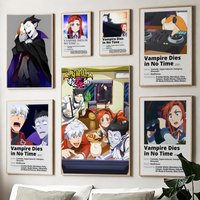 The V-Vampire dies in no time Anime Poster Paper Print Home Living Room Bedroom Entrance Bar Cafe Art Painting Decoration