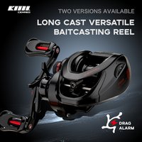 Small Body Long Cast Bait Casting Fishing Reel Magnetic Break System 7kg Drag Power Easy to Hold Drag Alarm System Model:RS-RD