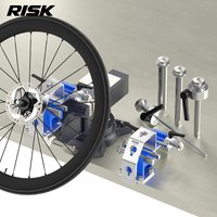RISK Mountain Road Bicycle Wheel Holder Fixing Tool Tire Hub Repair Bench Vise Stand Freewheel Cassette Maintenance tool image 4