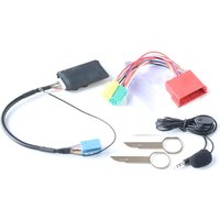 B09A Samochodowy Mikrofon Bluetooth 5.0 AUX Zestaw Głośnomówiący Adapter 8 Pin Kabel Audio A2DP do Audi A3 8L 8P A4 A6 4B A8 VW