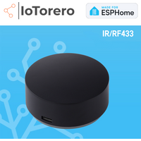 IoTorero conçu pour ESPHome ESP32 IR + RF 433MHz, récepteur-émetteur de pont, compatible avec Home Assistant