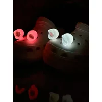 AliExpress NONE 2pcs LED Shoe Lights - Glow in Dark Safety Charms for Night Cycling, Hiking & Cave Camping Accessories